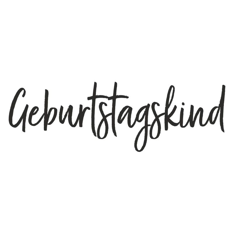 Geburtstagskind – Textdesign