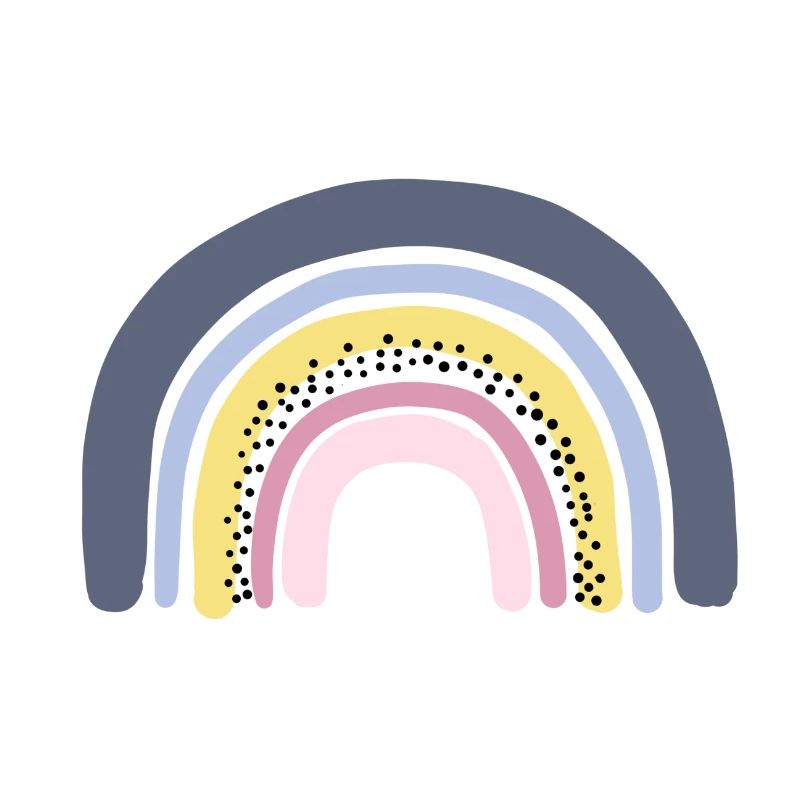 Pastel arc-en-ciel