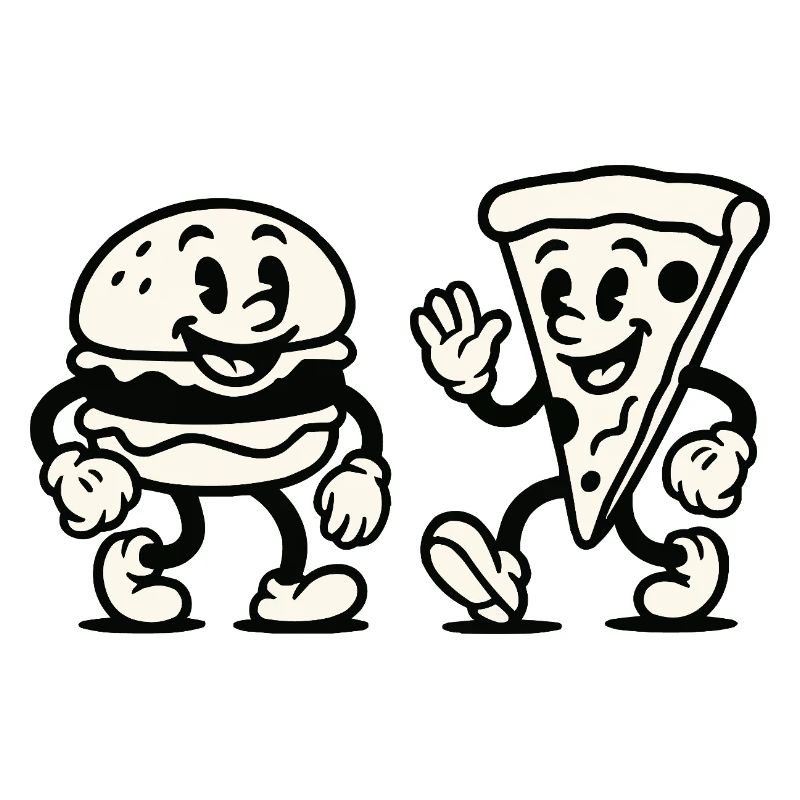 Burger Pizza Bande dessinée