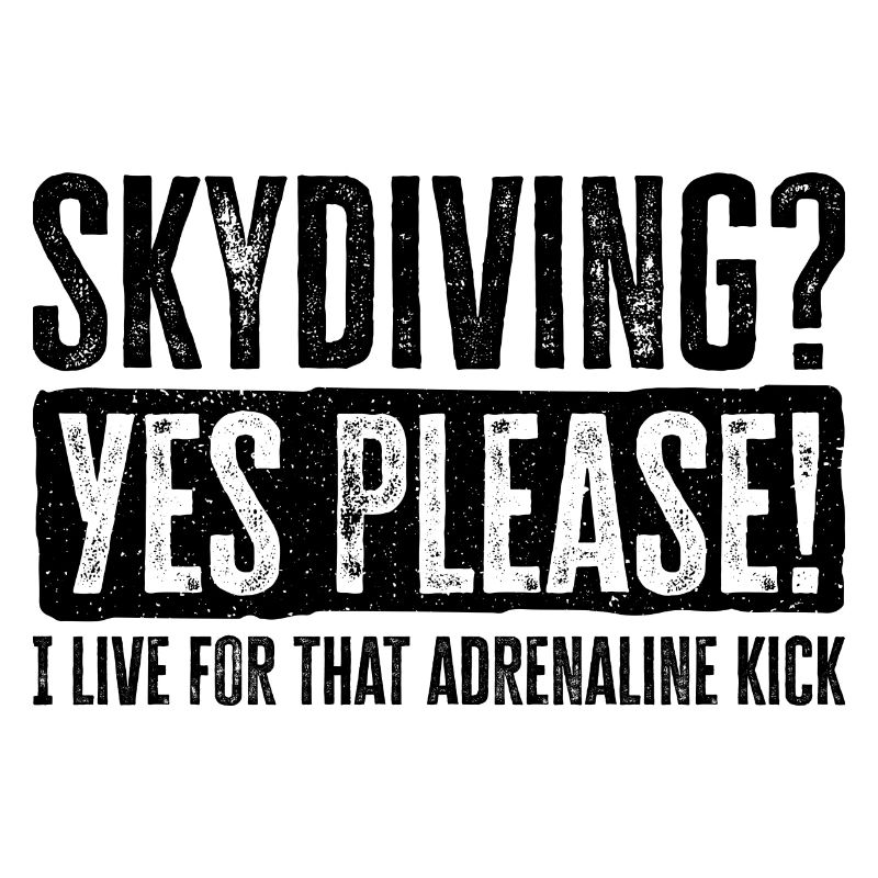 Sky Dive Fever Design. Perfektes Adrenalin-Geschenk