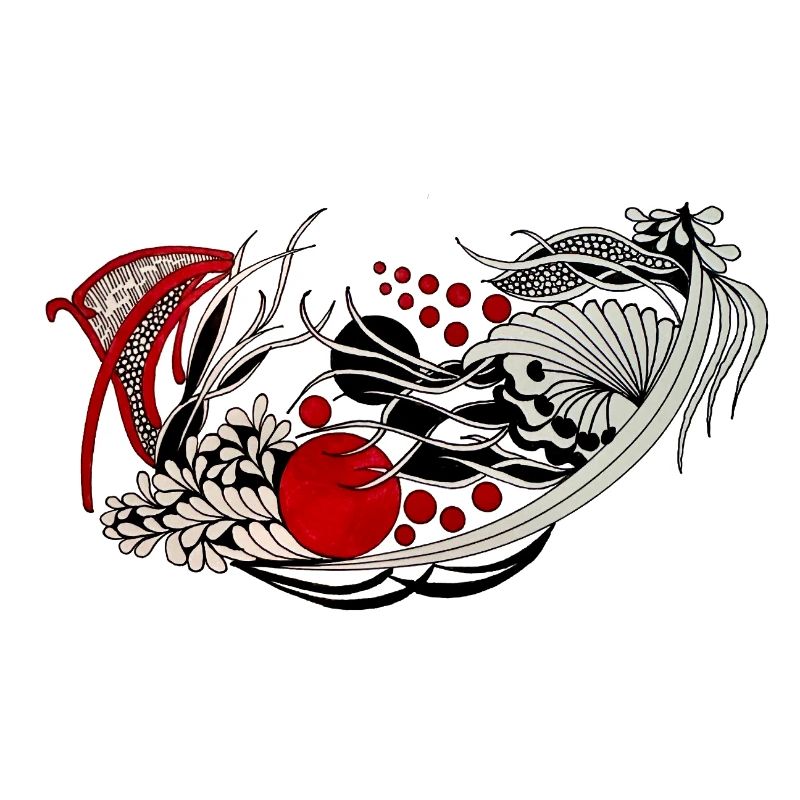 Flowing Flower Shell Waves