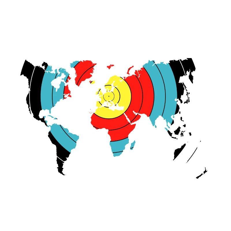 Archery World Map