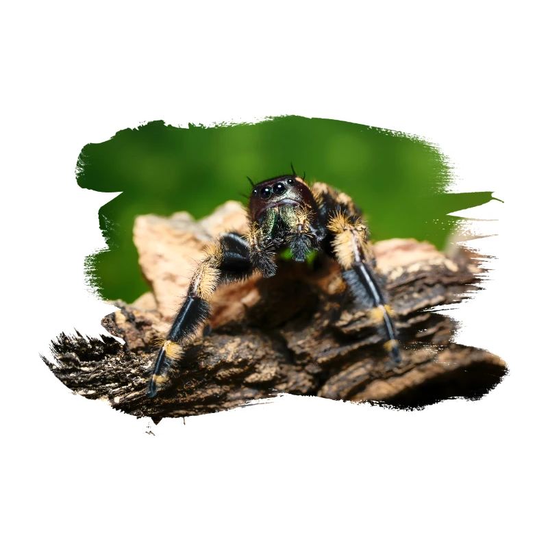 phidippus otiosus jumping spider, spring spinne