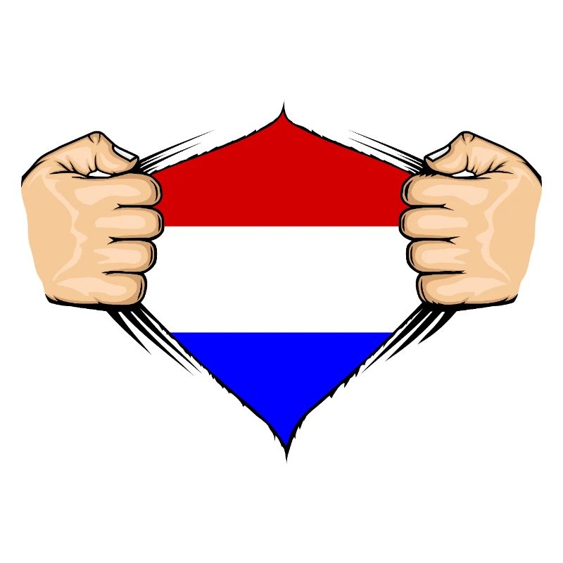Conception du drapeau de la Hollande