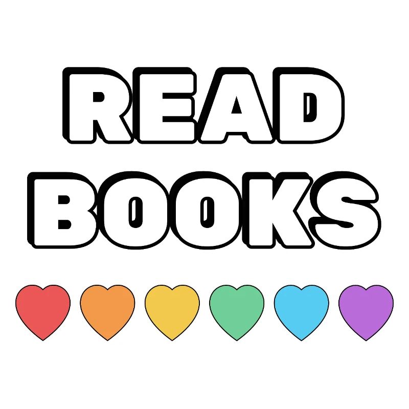 Read Books Rainbow Hearts