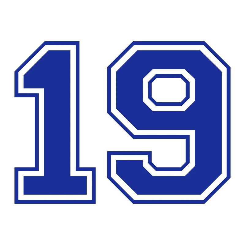 19 - Nummer - Zahl