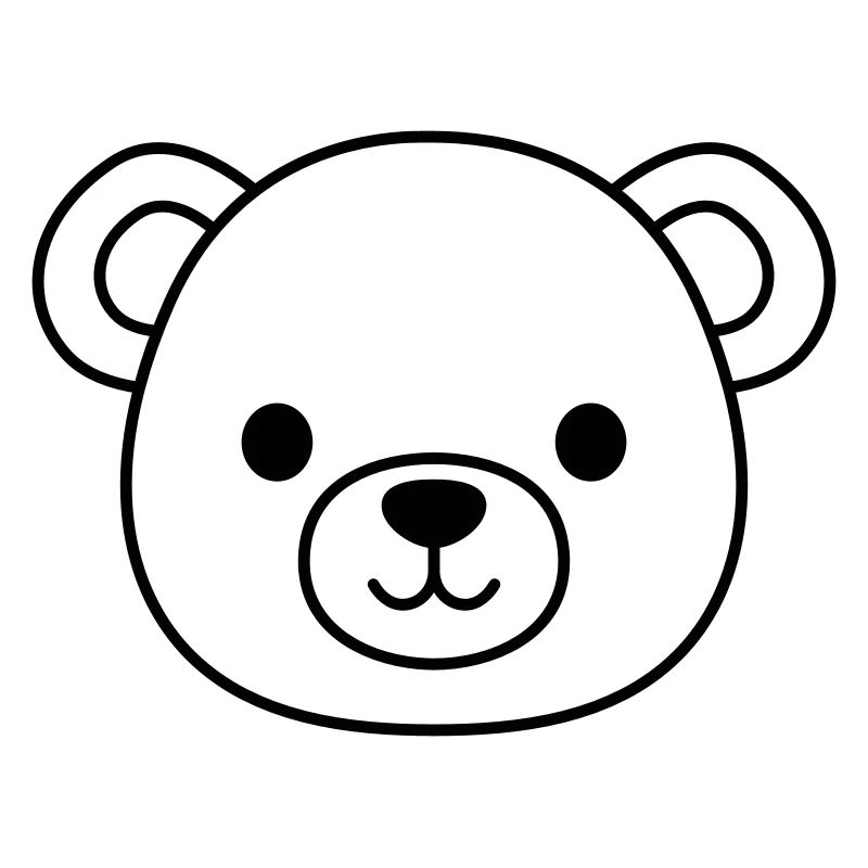 Teddybär Gesicht