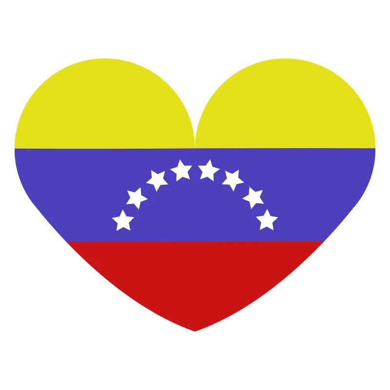 Venezuela-Herzflagge