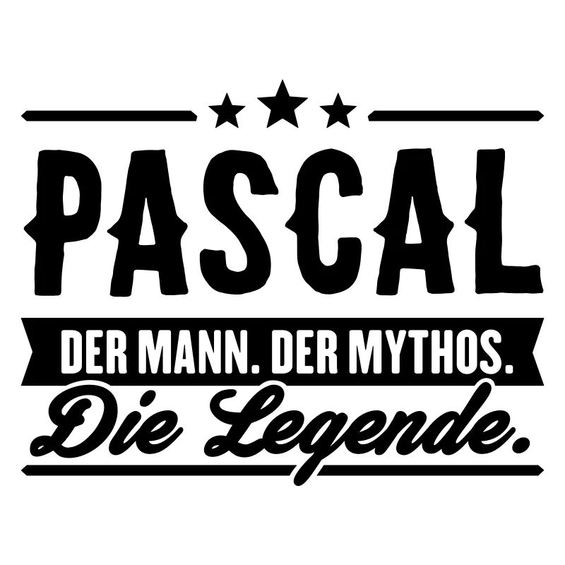 Man Myth Legend Pascal