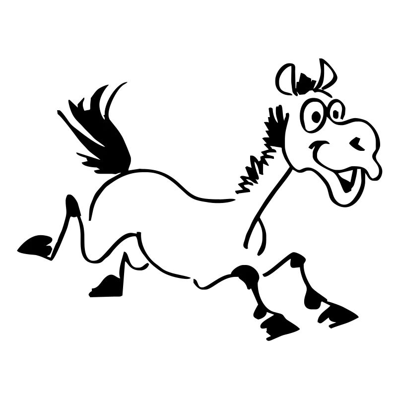 Funny horse