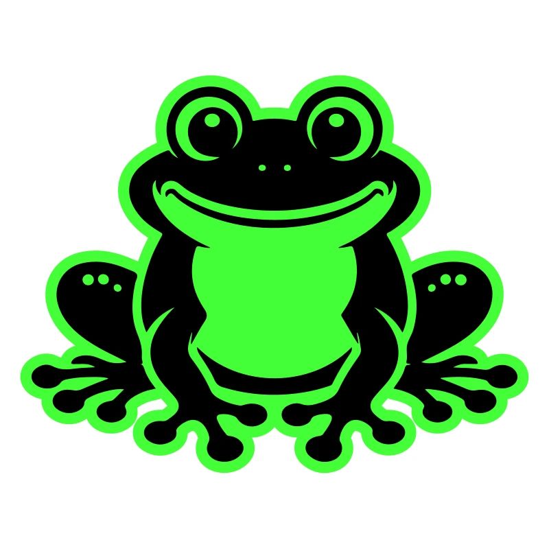 Kröte Comic Frosch