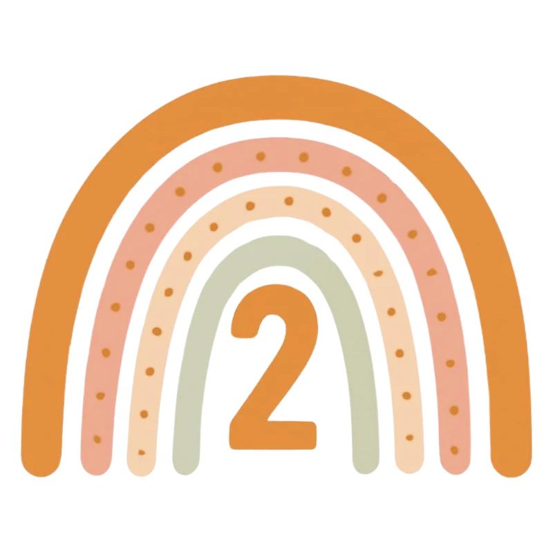 Second Birthday Rainbow