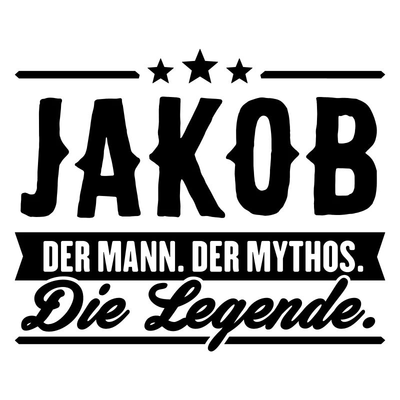 Man Myth Legend Jakob
