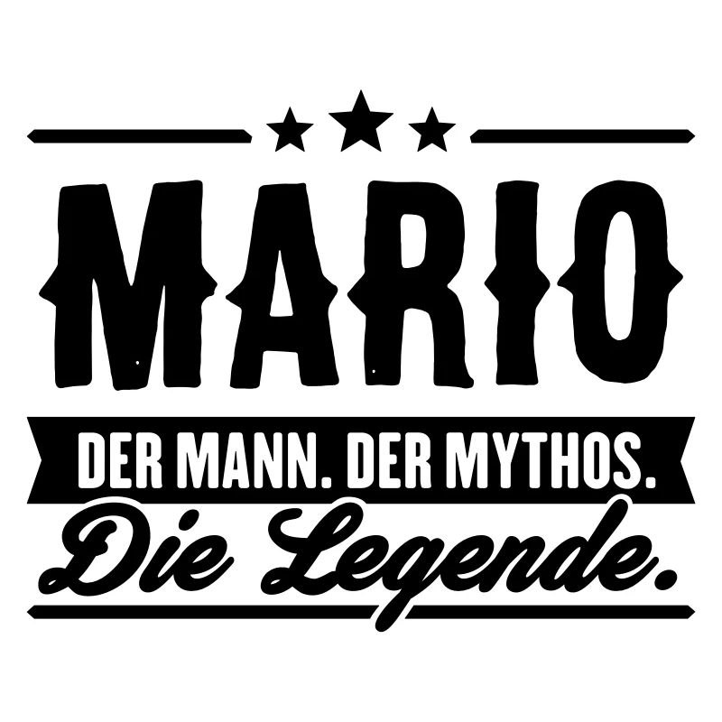 Man Myth Legend Mario