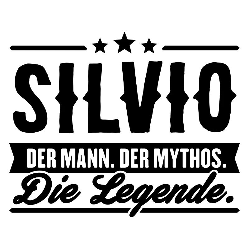 Man Myth Legend Silvio
