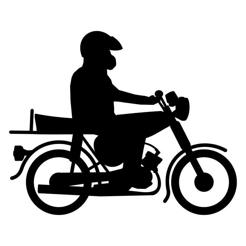 Simson mit Fahrer