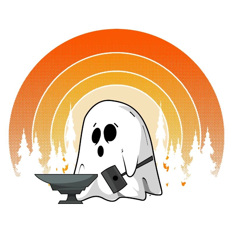 Blacksmith Ghost Halloween Haunted Forge Spirit