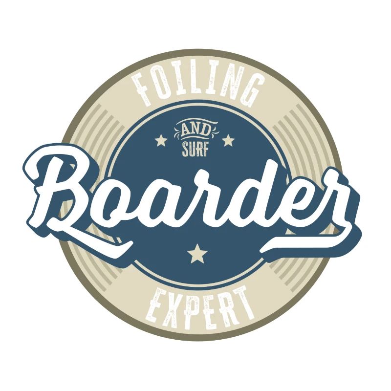 Surf and Boarder Label