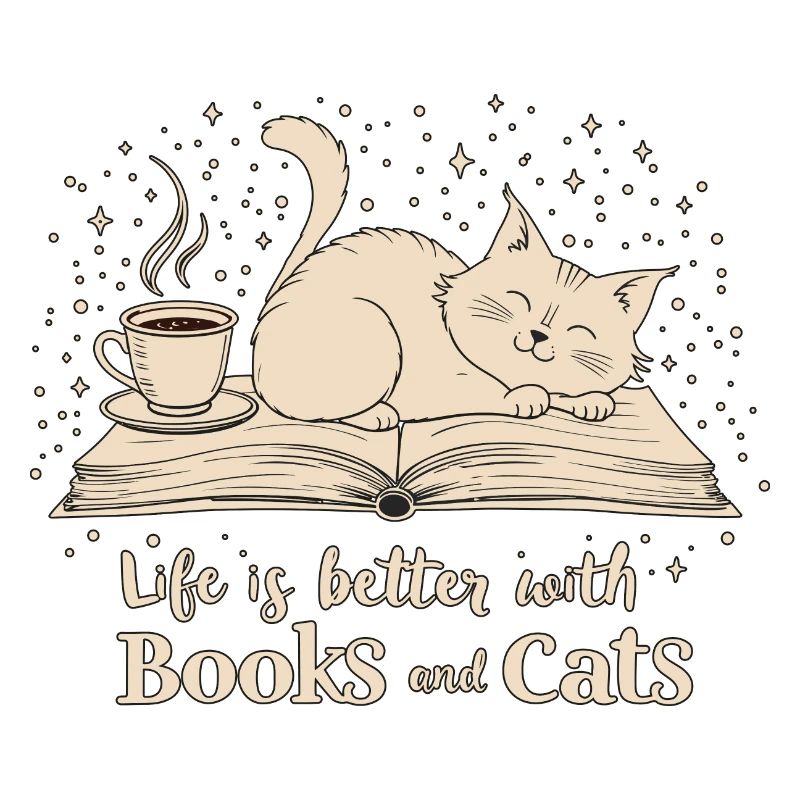 BÜCHER UND KATZEN