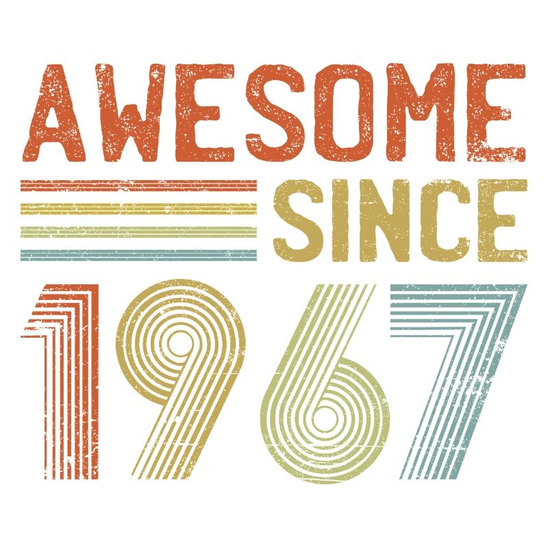 Retro 1967 Feier Design