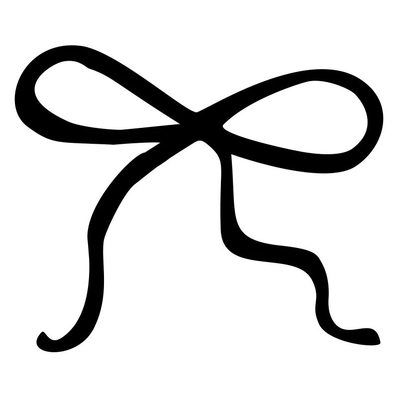 Schleife handgemalt