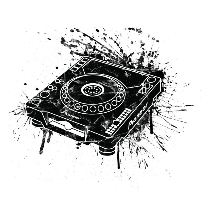 CDJ 1000 Graffiti DJ
