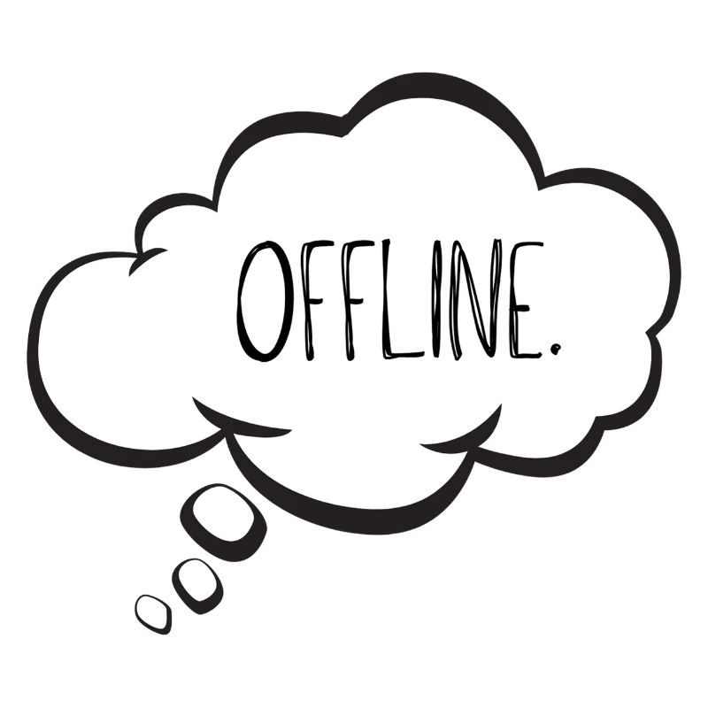 Time Out Statement Design Thought Bubble - OFFLINE
