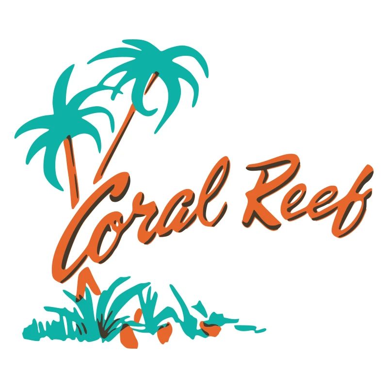 Coral Reef Palm Logo