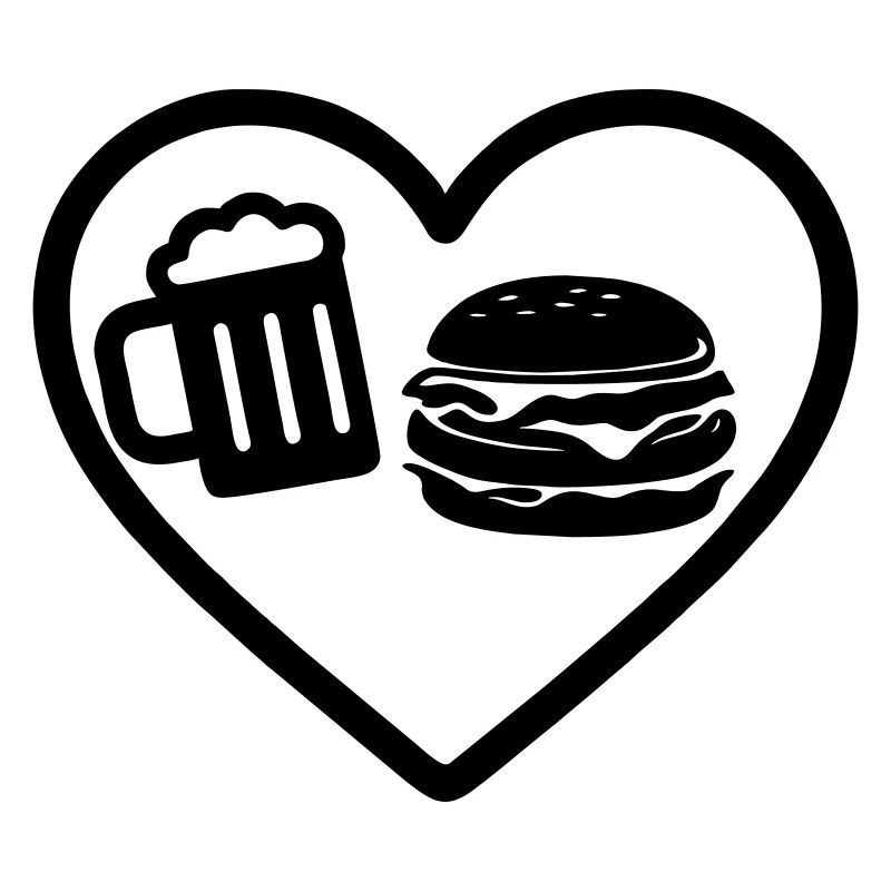 Heart Burger Bier