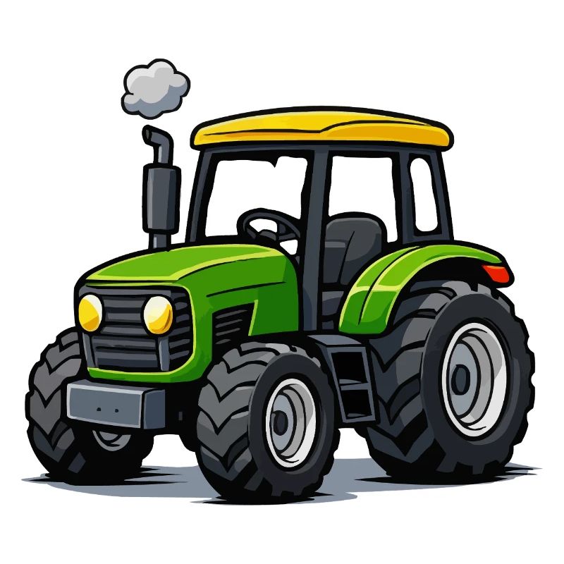 Traktor Trekker Cartoon