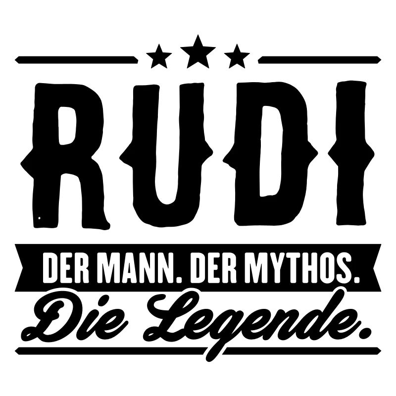 Mann Mythos Legende Rudi