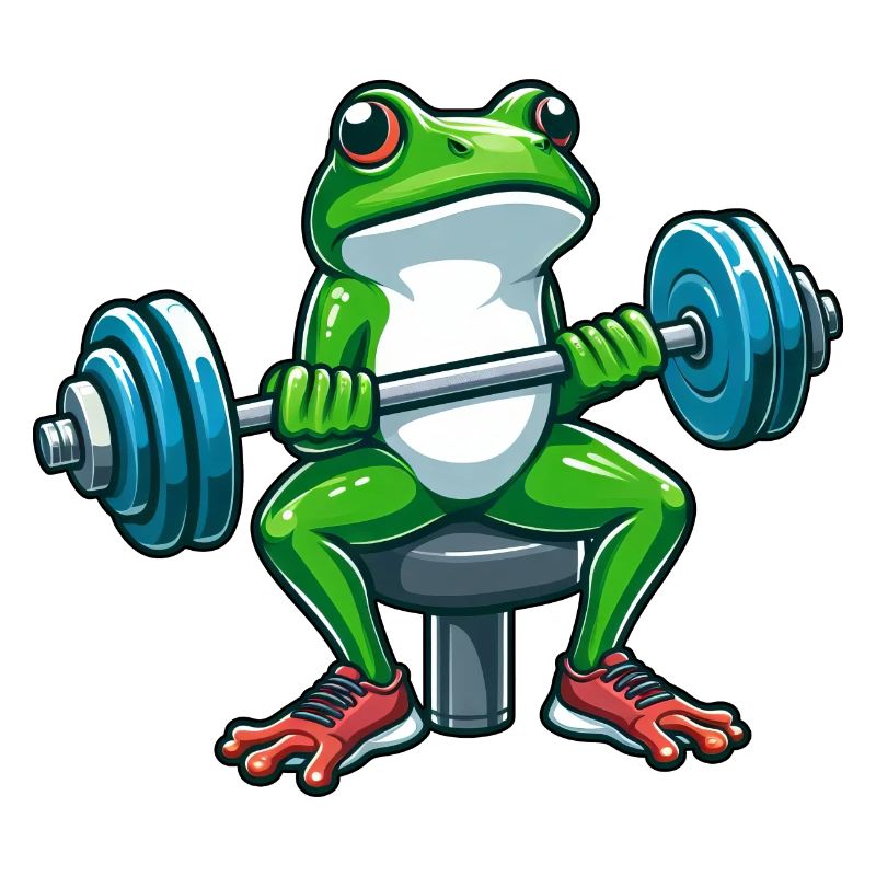 Strong Frog Workout Dumbbell Workout