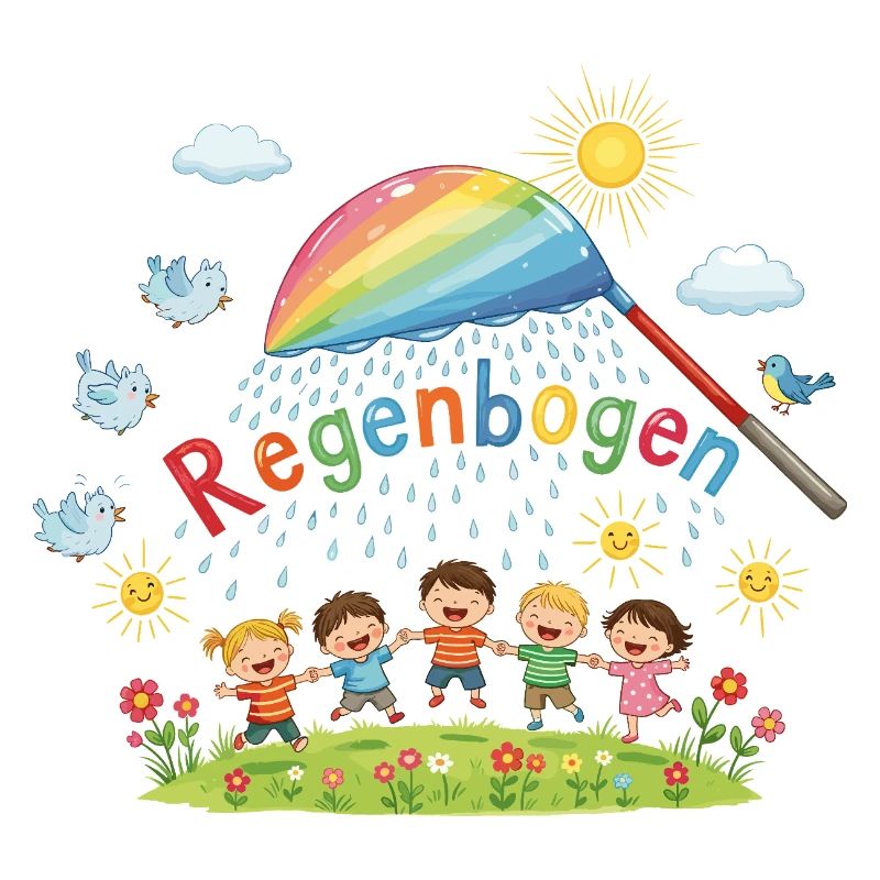 Regenbogen-Kinder-Freude
