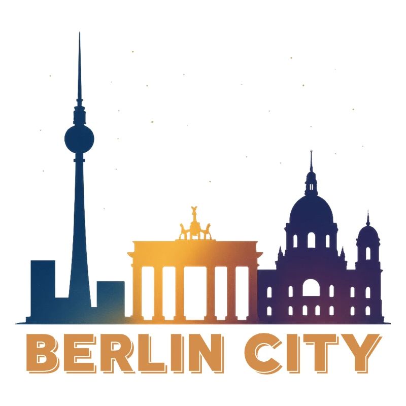 Berlin Skyline Silhouette