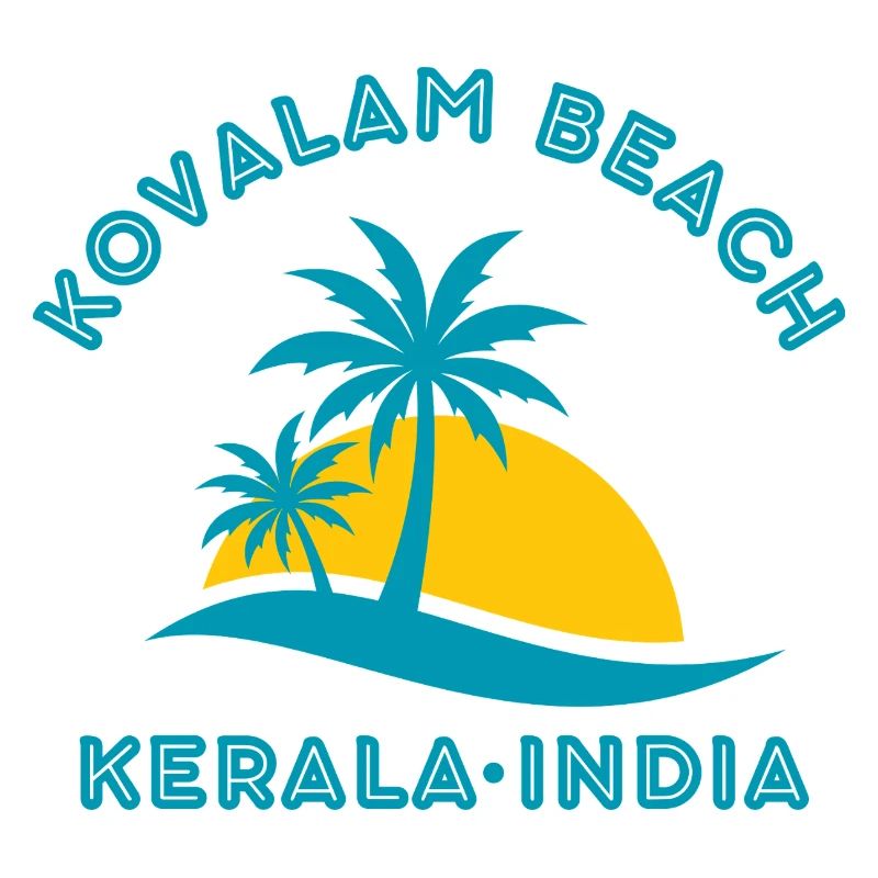 Plage de Kovalam, Kerala Coucher de soleil