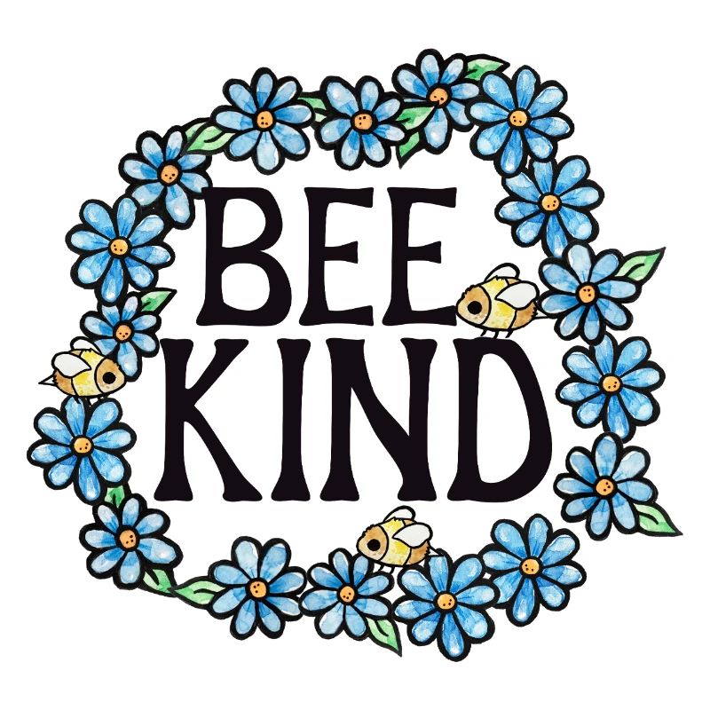 Be Kind Floral Circle