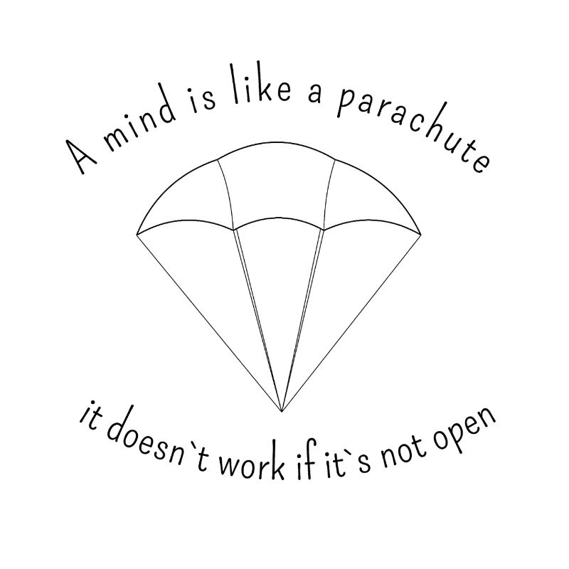 Open Mind Parachute Motiv