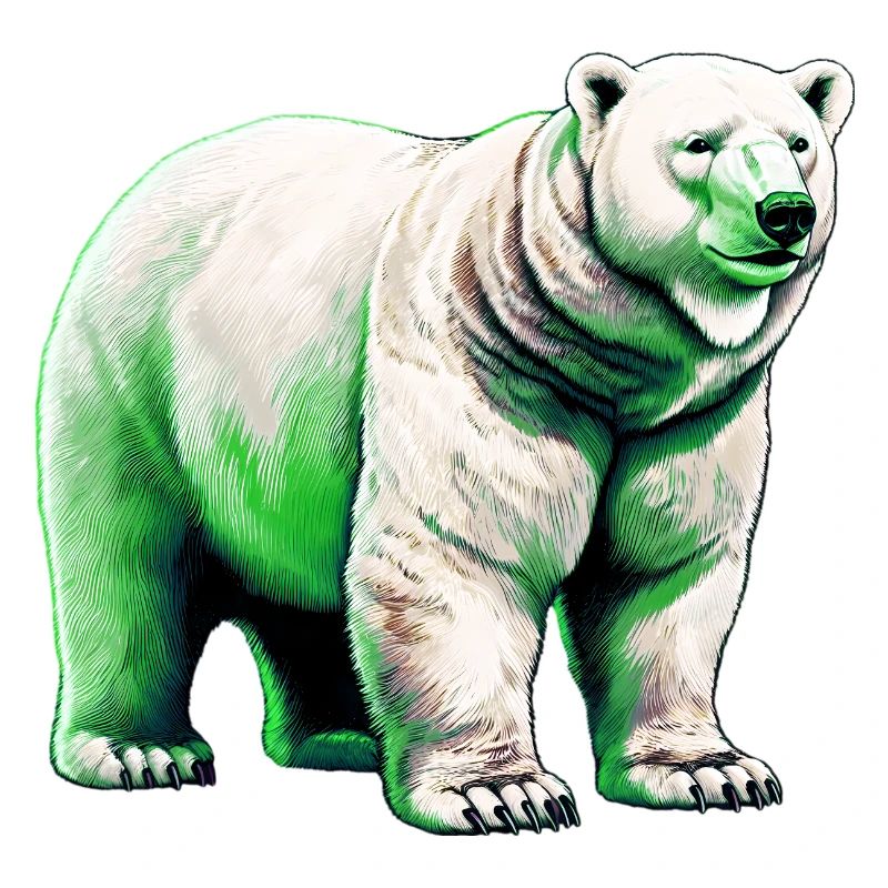 Weißer Eisbär