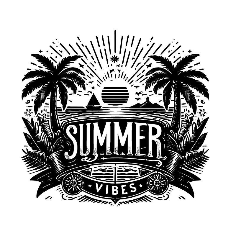 SUMMER Vibes, Design de plage