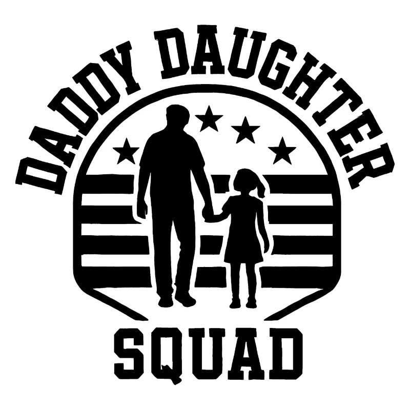 Daddy Daughter Squad Matching Vater Tochter