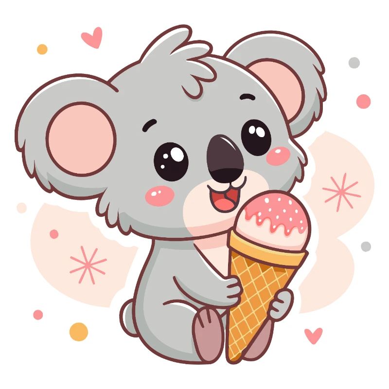 Iced Koala Kawaii Summer
