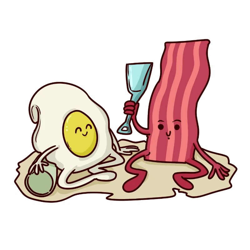 jeu de bacon et œufs dans le bac à sable