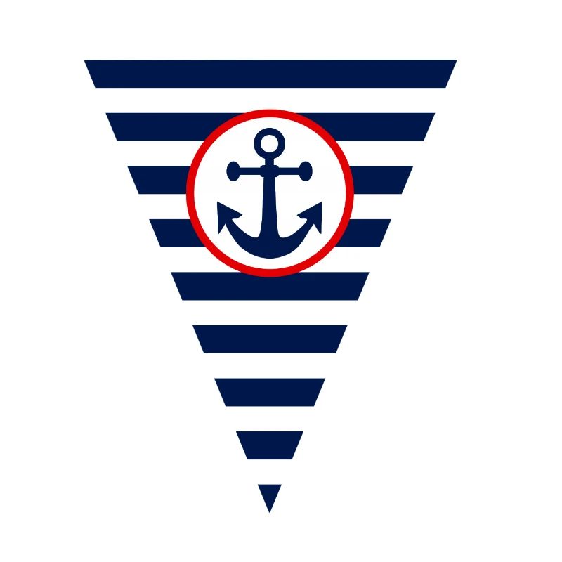 Drapeau,ancre, maritime