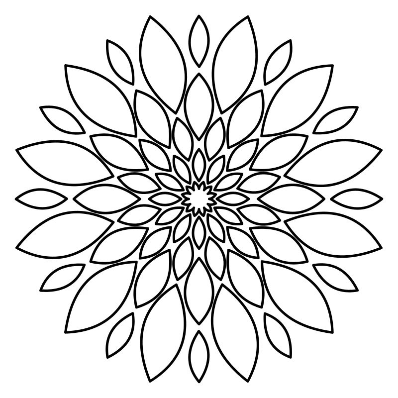 Fleur de mandala cadeau floral