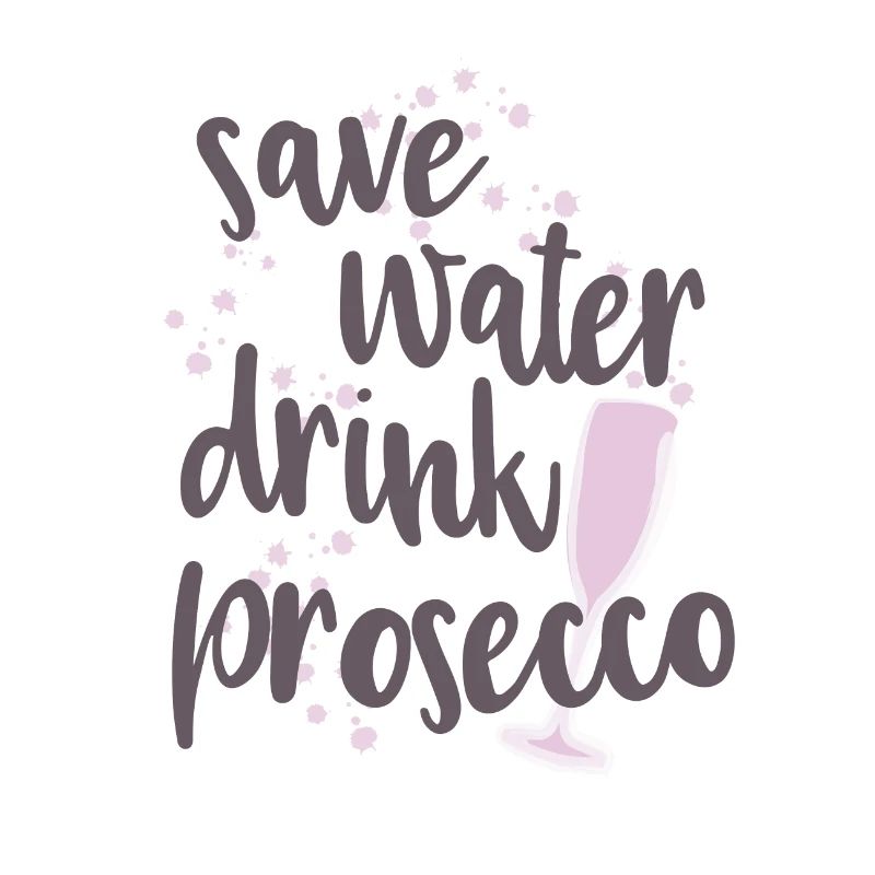 Trink Prosecco Sekt Trinksprüche Spruch Geschenk