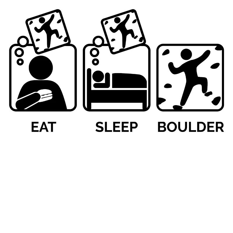 Rocher, escalade, alpinisme, manger, dormir, dire