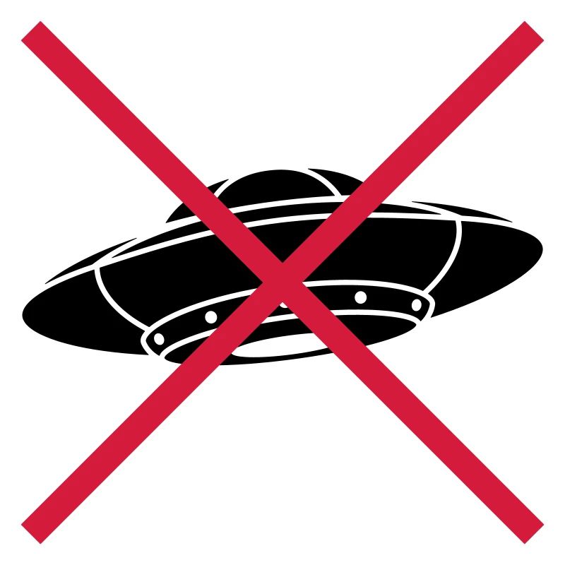 No UFOs Forbidden Shield