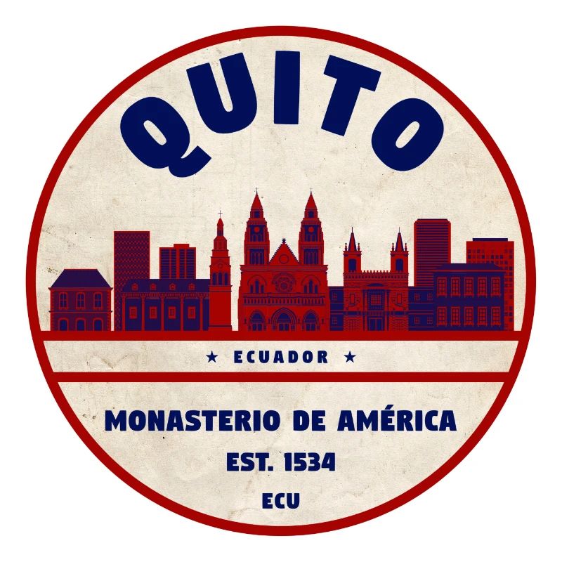 Quito Monasterio Retro Emblem 1534