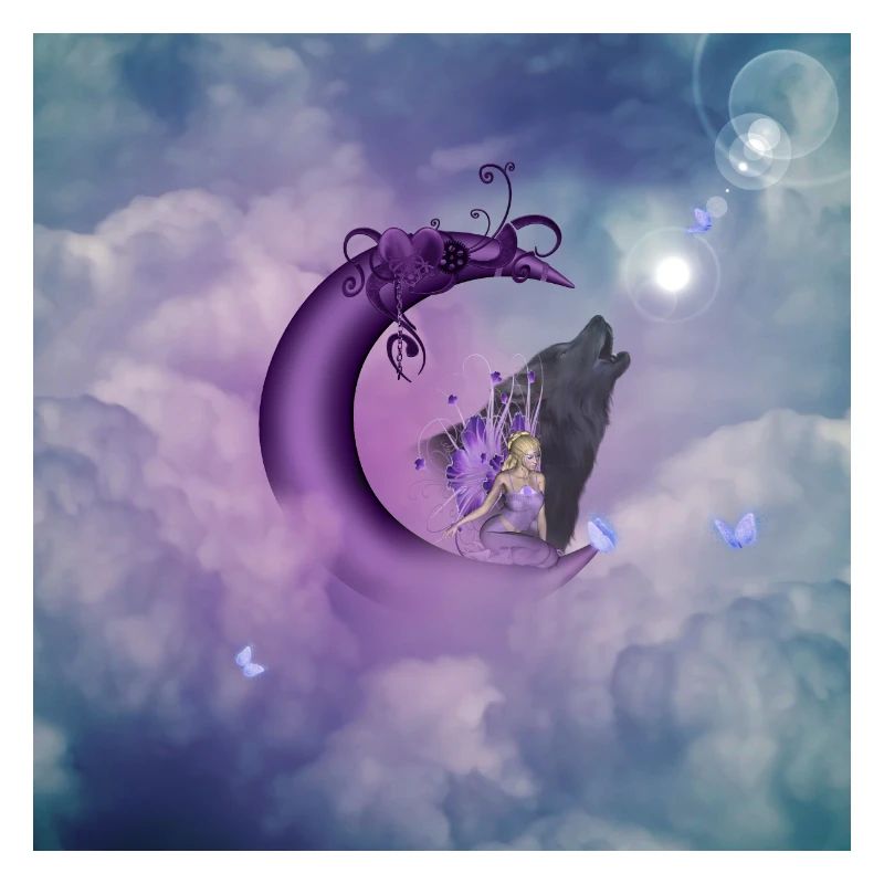 Fée sur la Lune