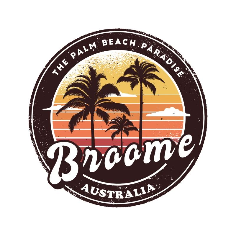 Broome Australia palm design